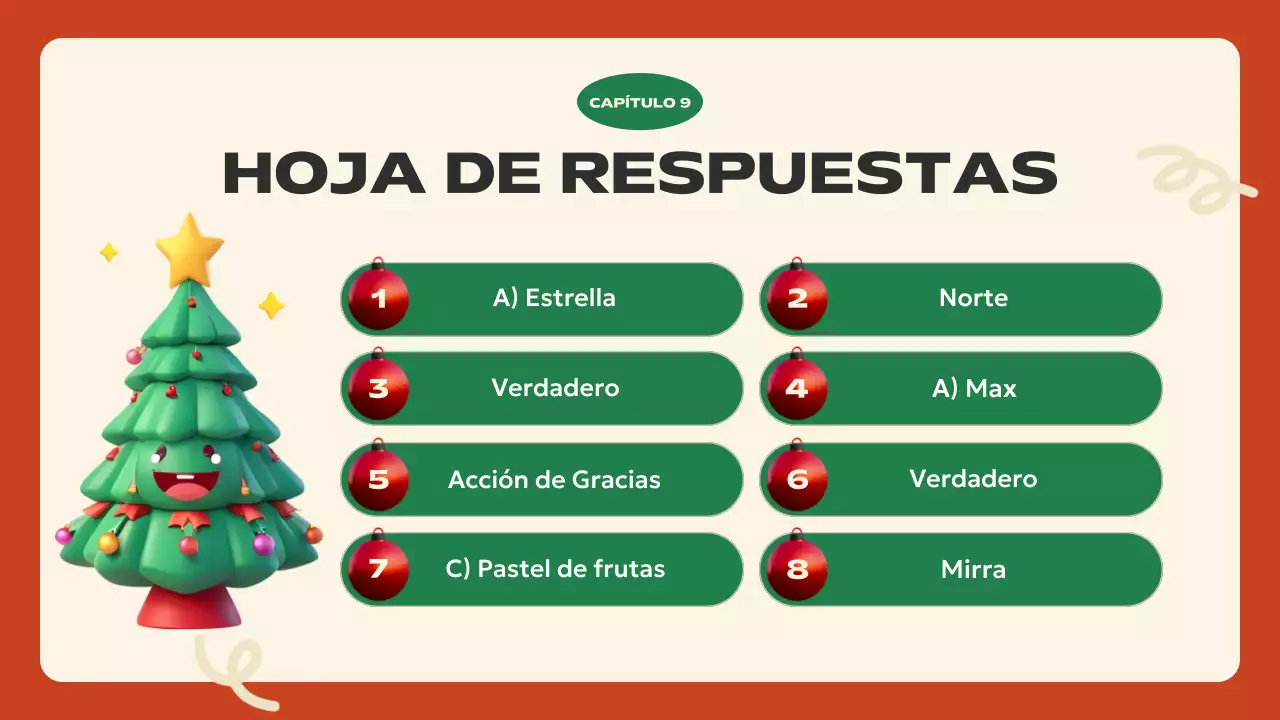 presentación festiva en rojo