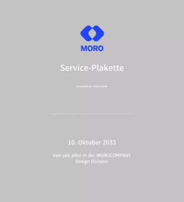 Feiern Sie das blaue Firmenlogo