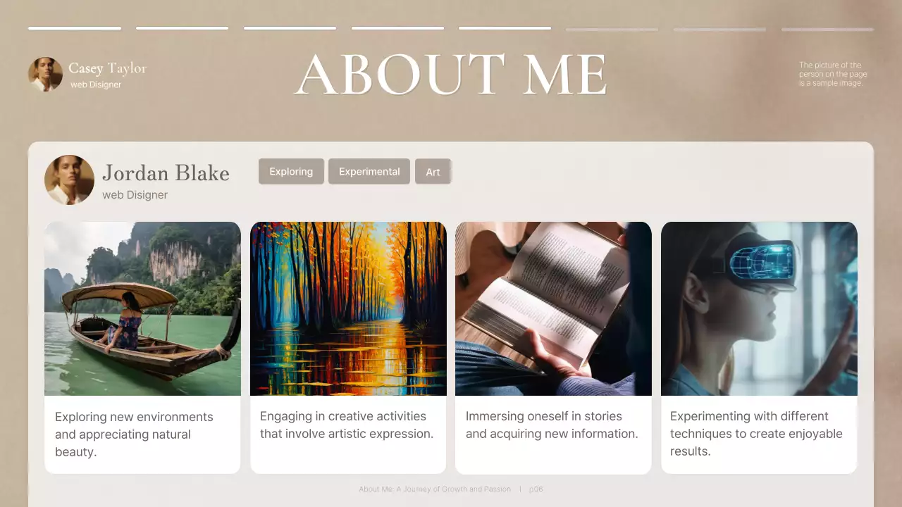 베이지 미니멀리스트 전기 프레젠테이션