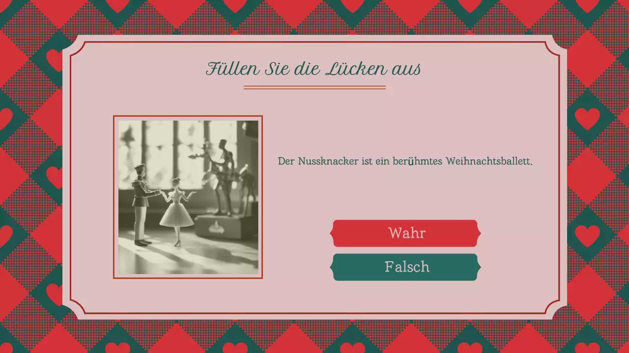 Klassisches, traditionelles Weihnachtsquiz