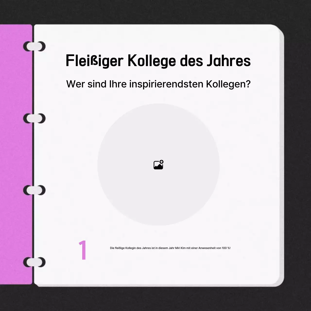 Mauve Simple Record Diary