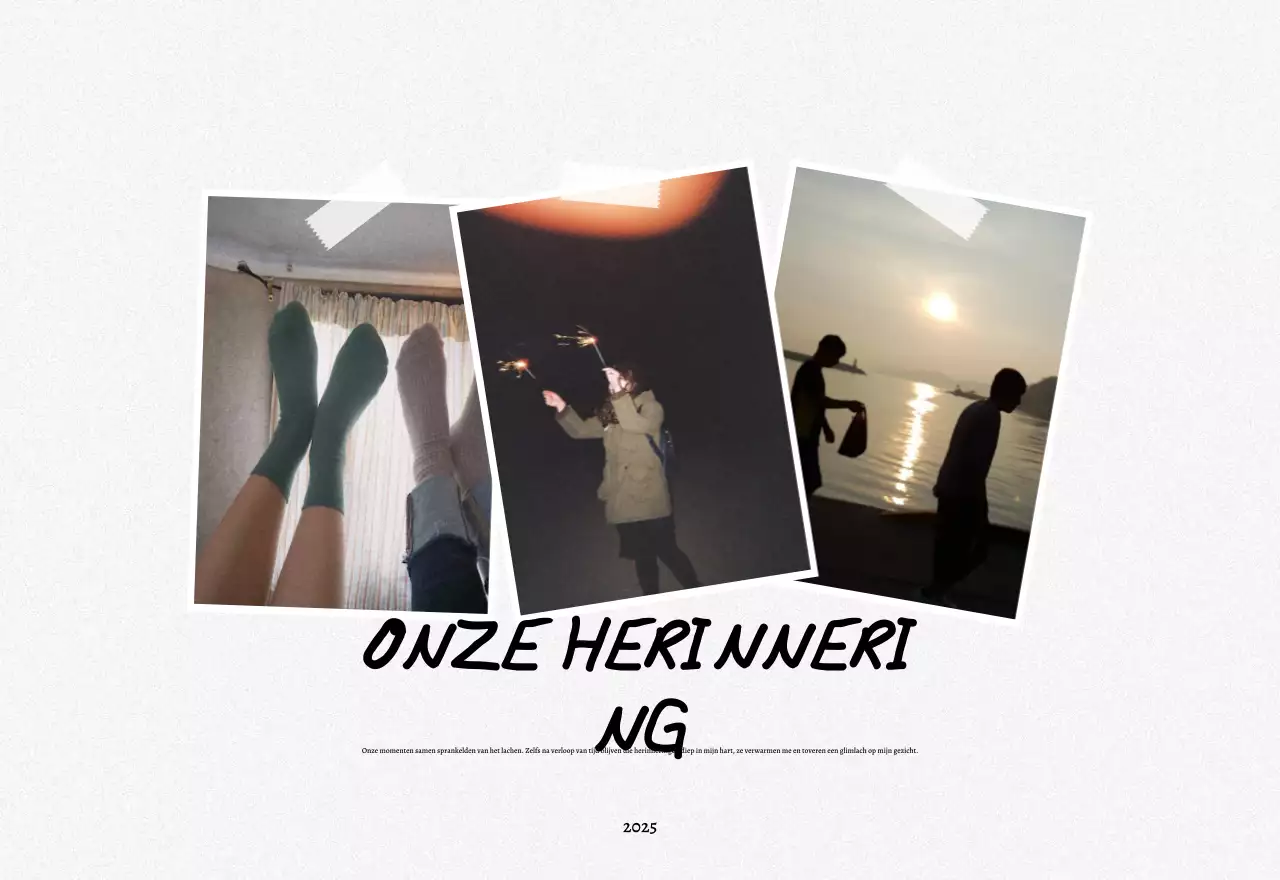 Vintage fotokalender met fotolijstjes