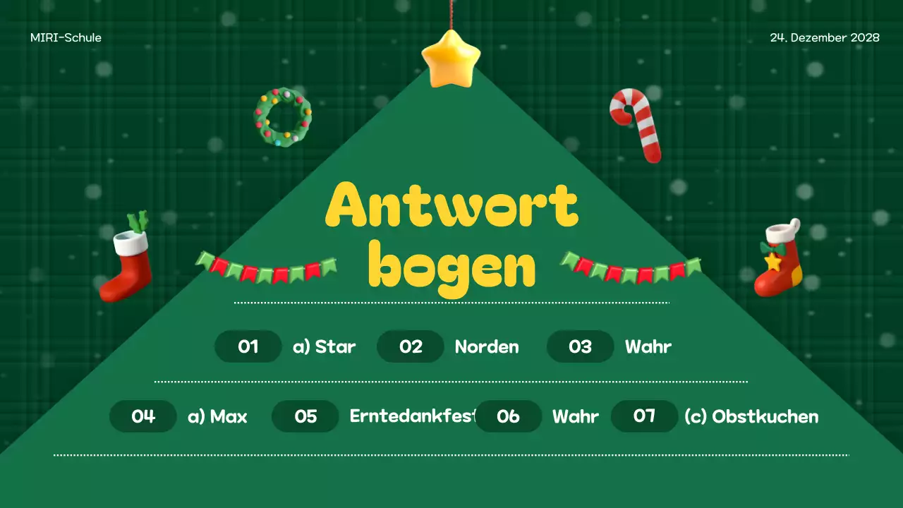 grünes Festtagsereignis