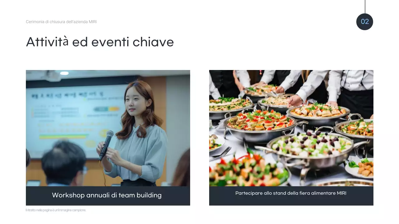 Festeggiare la fine dell'anno in blu moderno