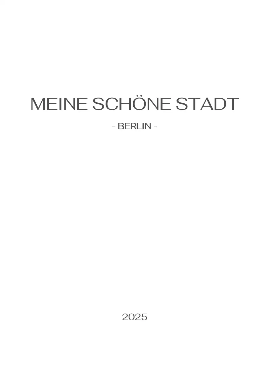 Ein Fotokalender mit klarem, urbanem Charakter