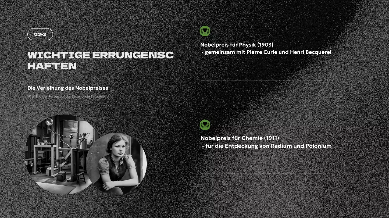 grüne moderne biographie präsentation
