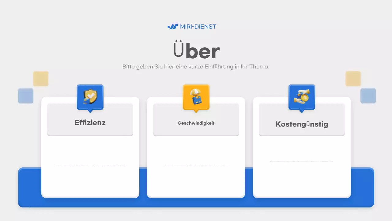 blue modern Lieferankündigung