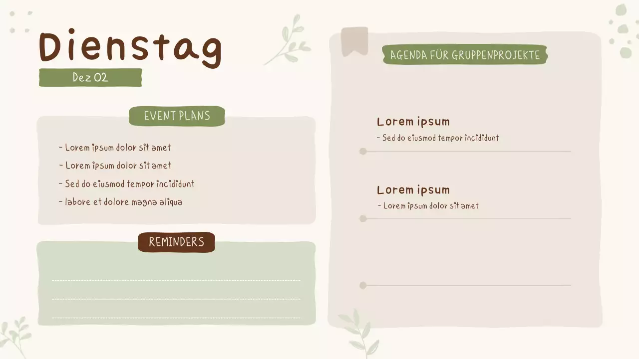 Niedliche Pastell Klasse Agenda Präsentation