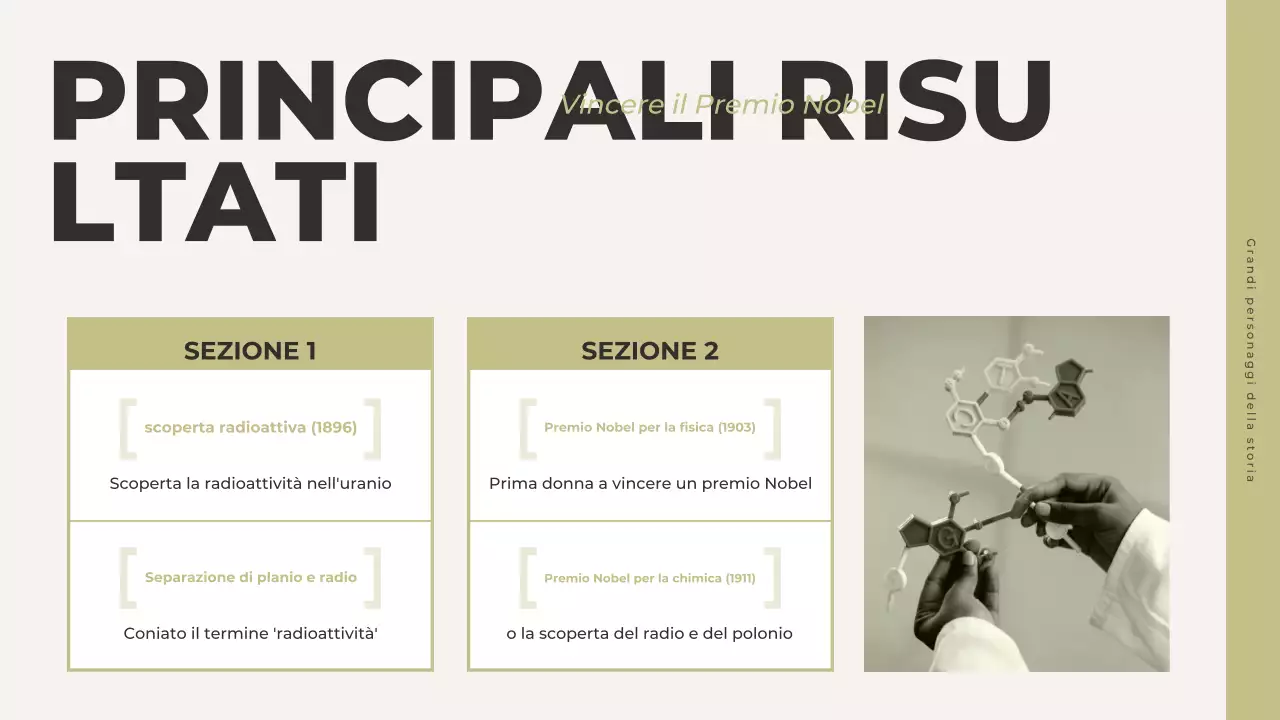 presentazione della storia classica grigia