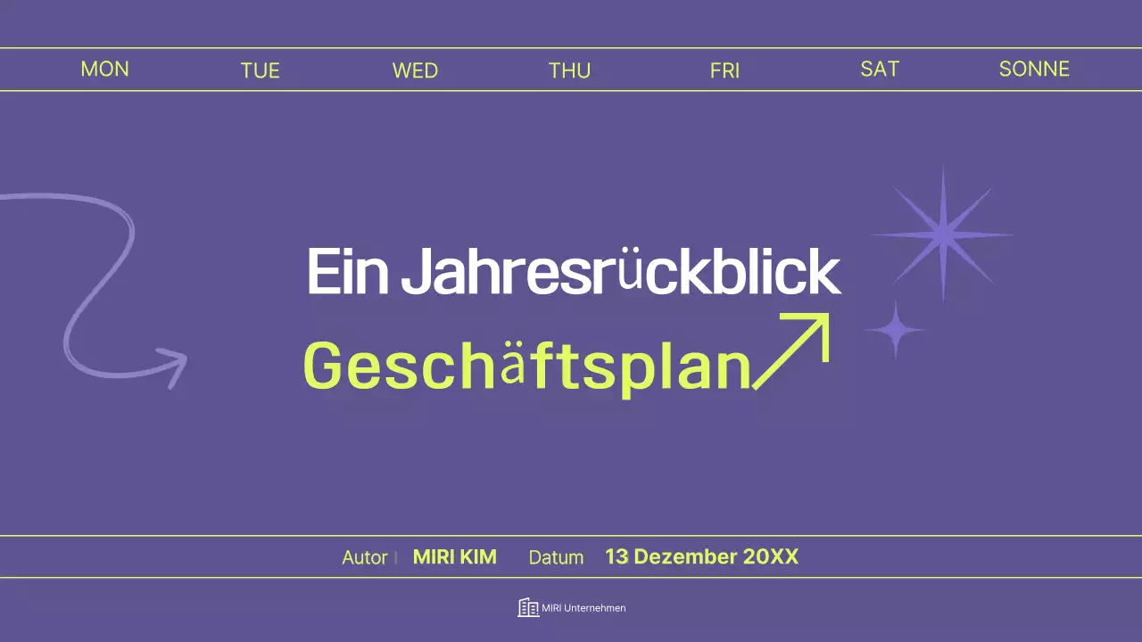 Planung eines Businessplans für Bora Modern