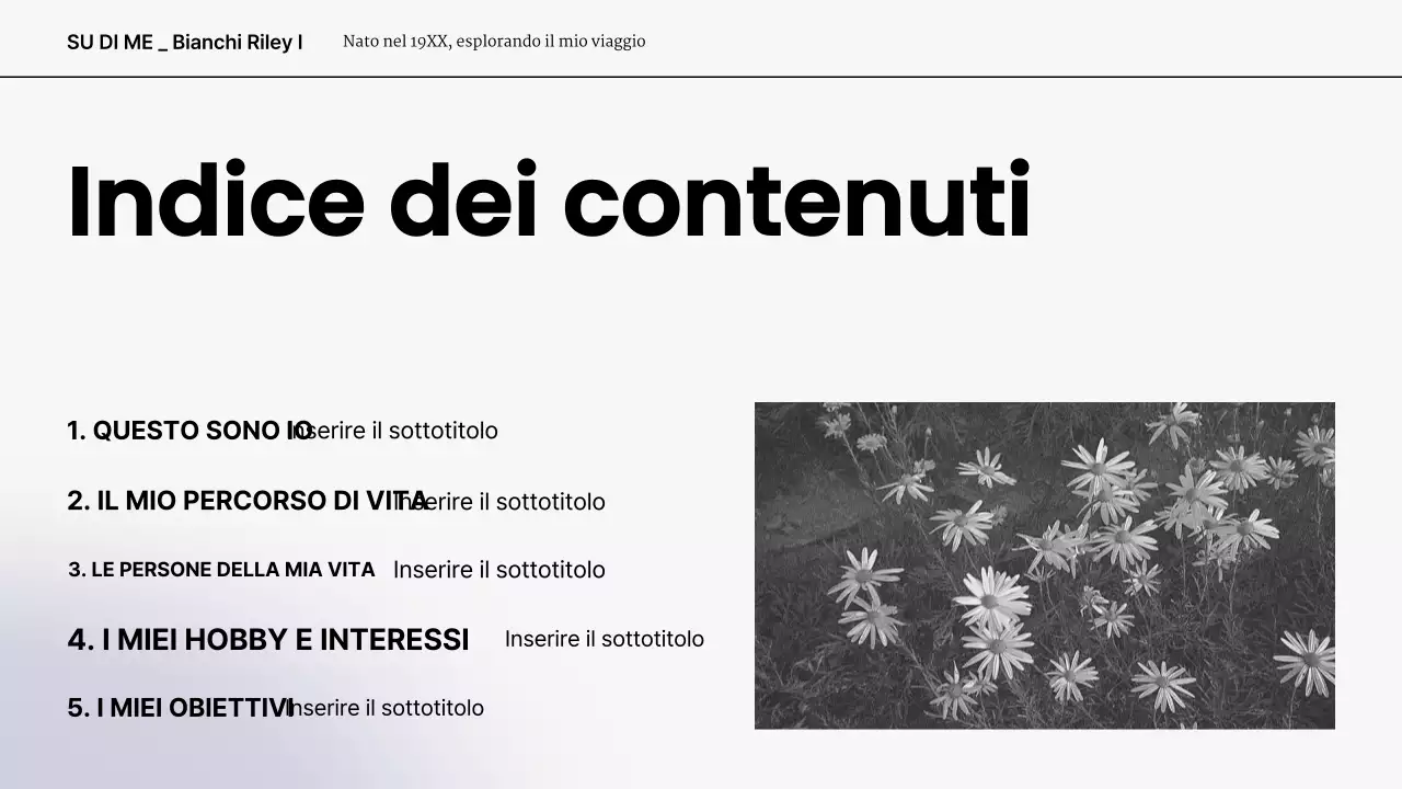 portfolio di presentazione moderno grigio bianco