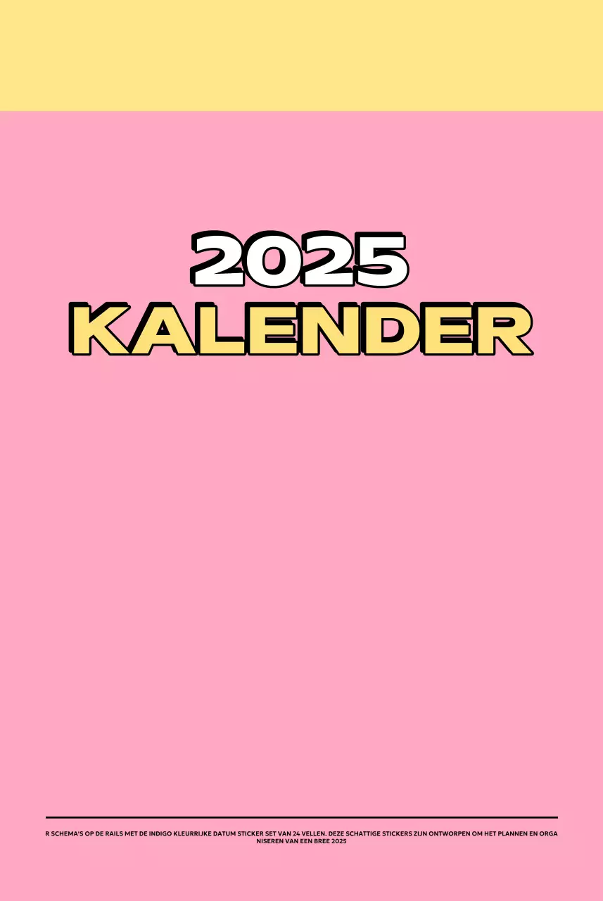 Kleurrijke kalenders met verschillende retro-illustraties