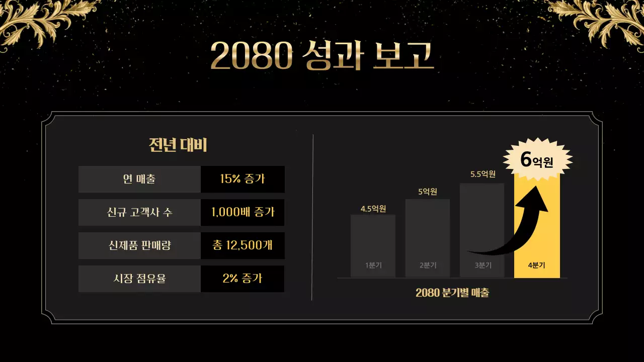 검정 고급 송년회 행사