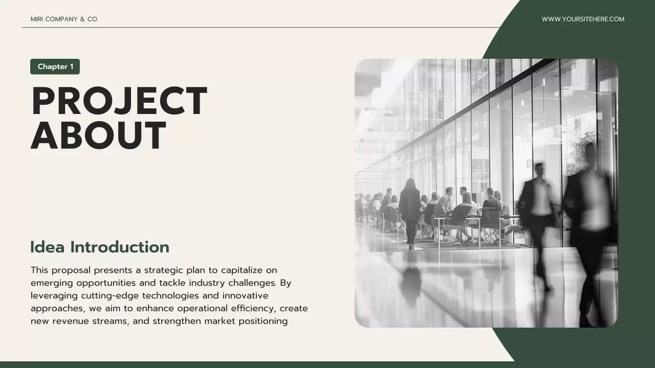 Beige Clean Project Proposal Presentation