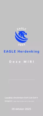 Blue Basic Golf Herinnering