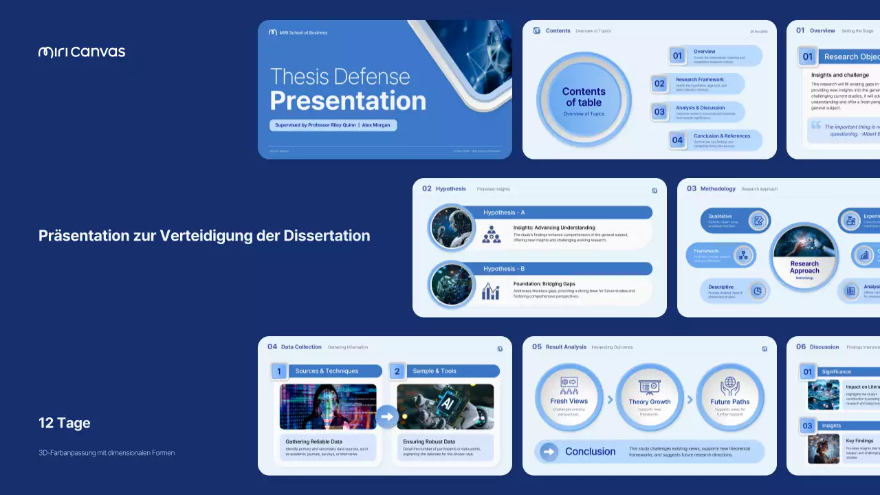 blue professional thesis defense announcement