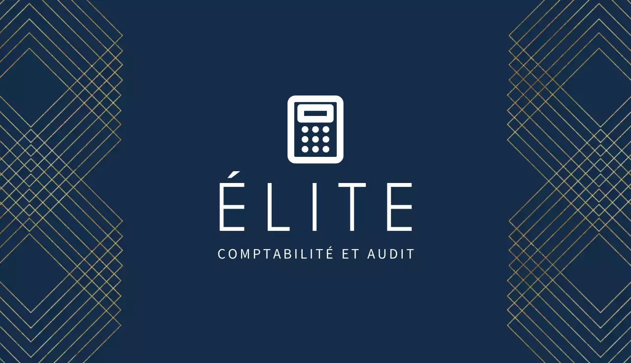 carte de visite professionnelle beige pour la comptabilité