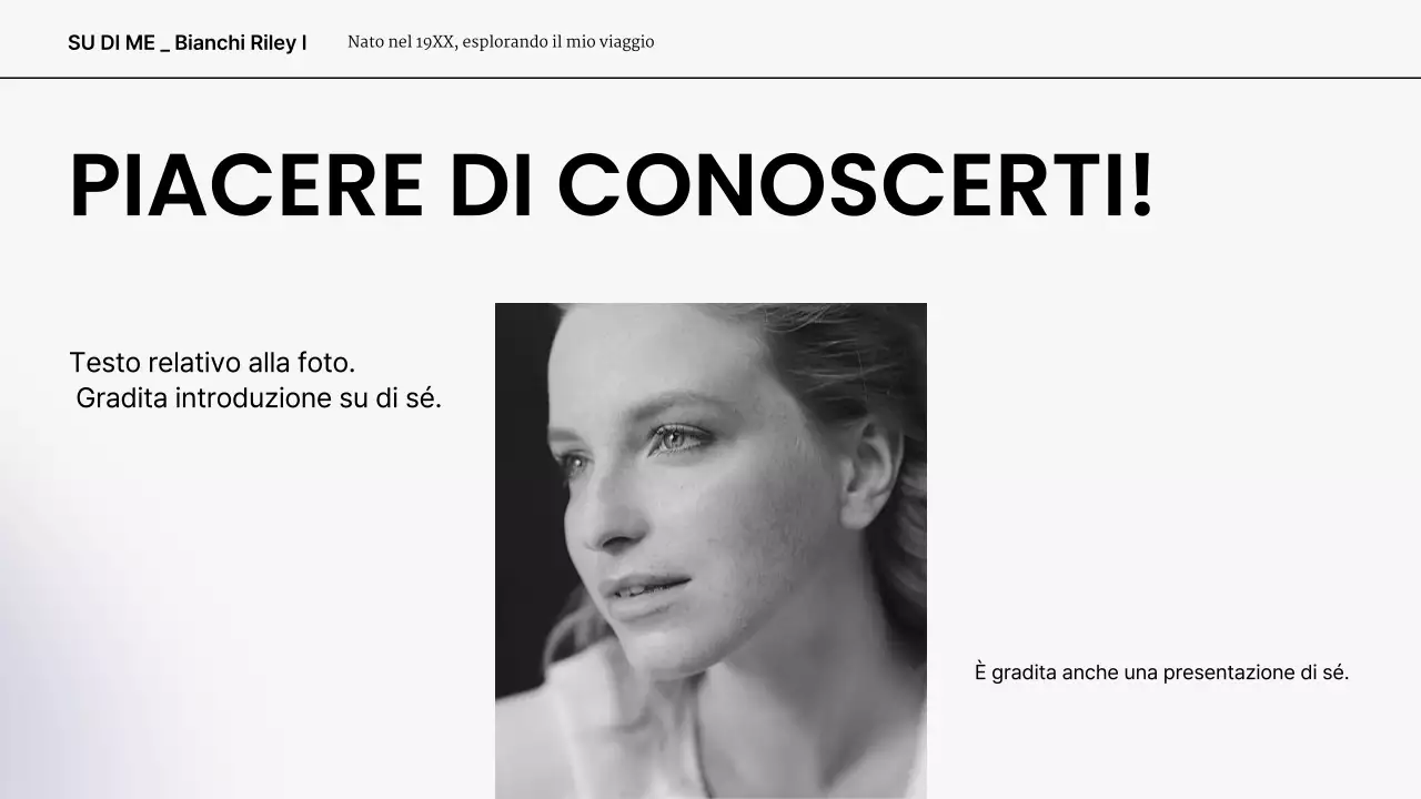 portfolio di presentazione moderno grigio bianco