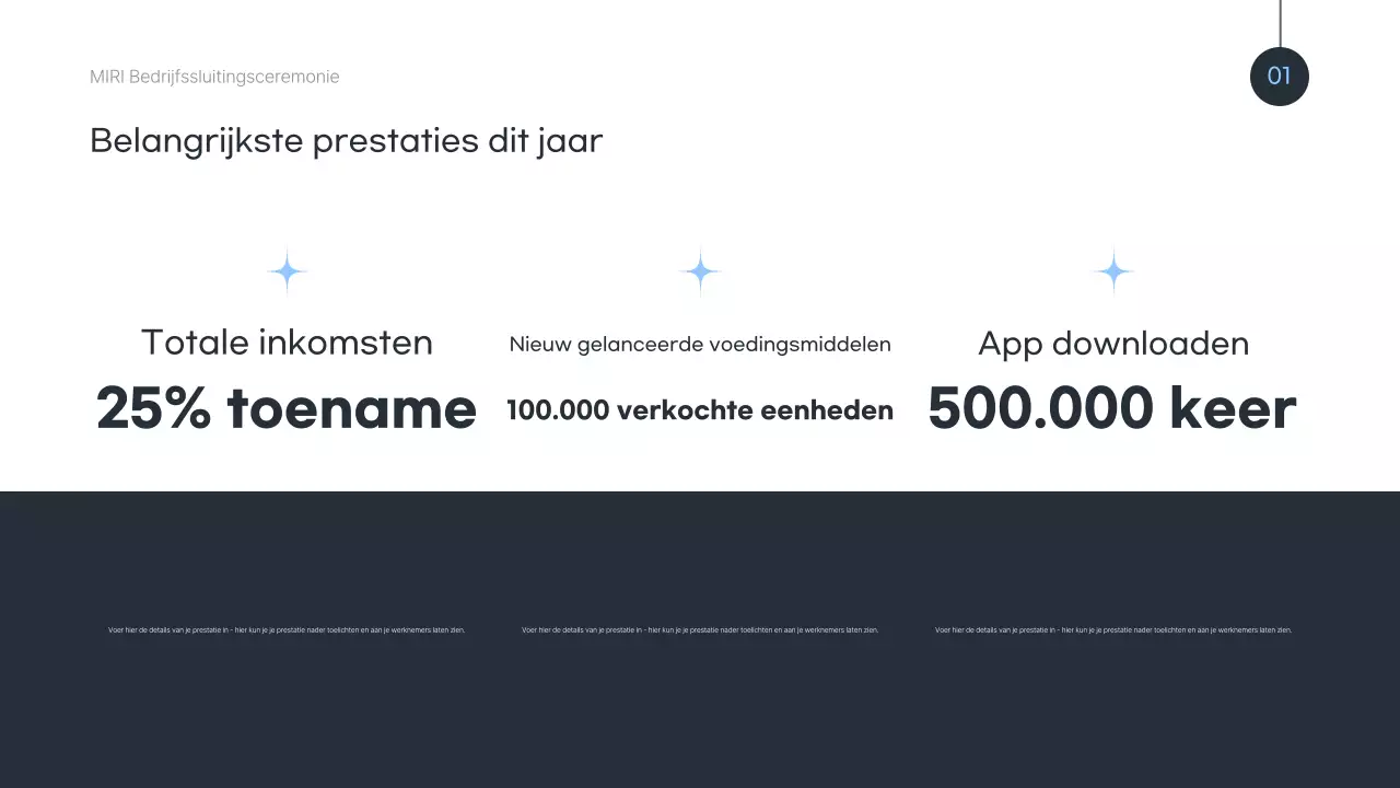 Het einde van het jaar vieren in blauw modern