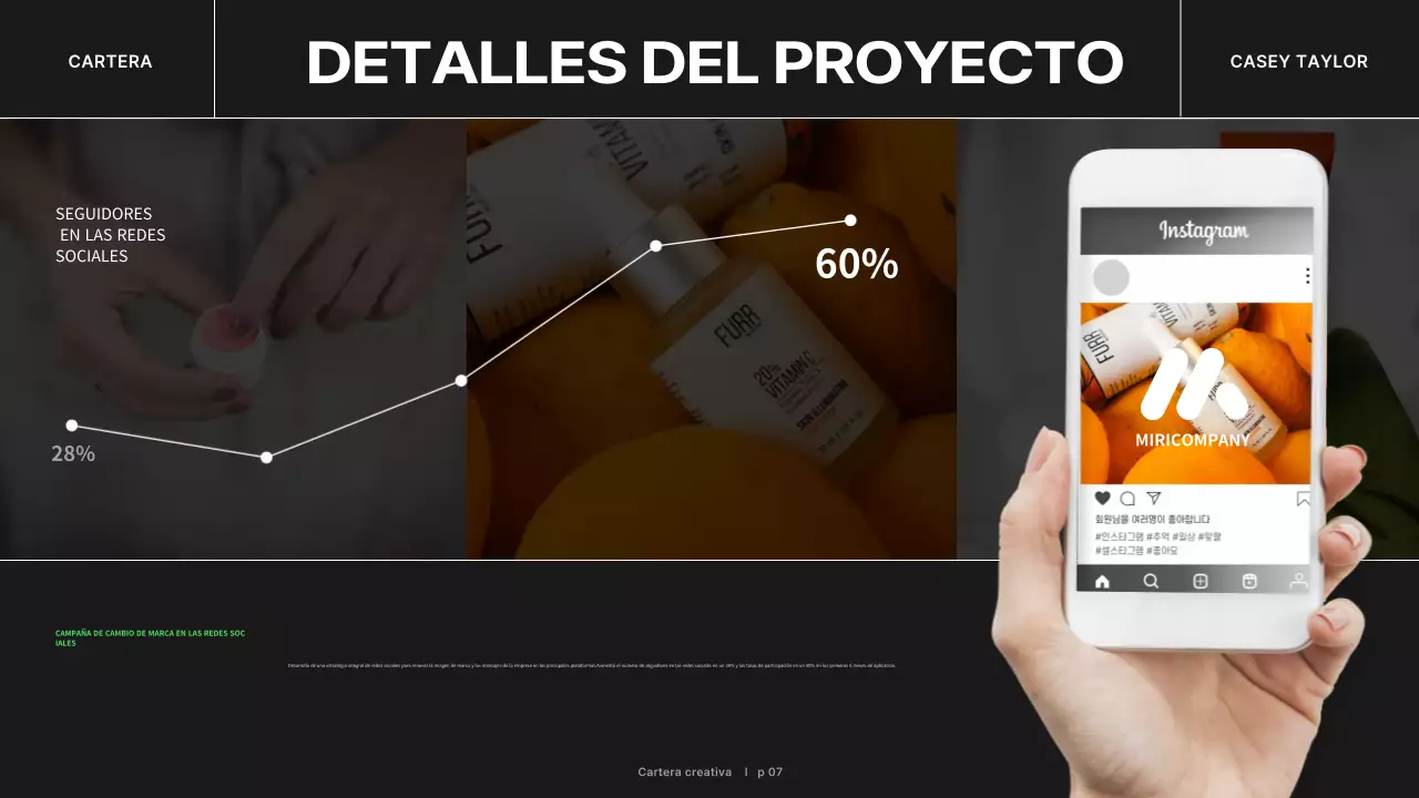 cartera de productos green modern marketing