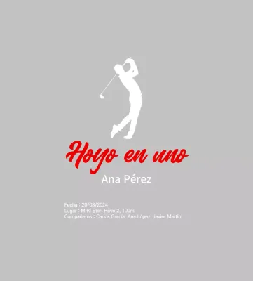 Celebrando el Golf Sencillo