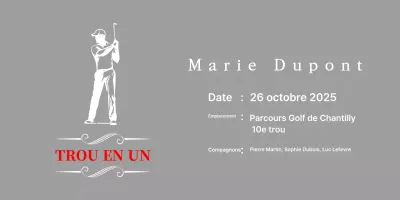 Plaque de golf classique représentant un golfeur en train de jouer au golf