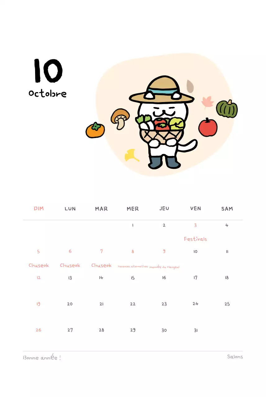 Calendrier journalier en ivoire