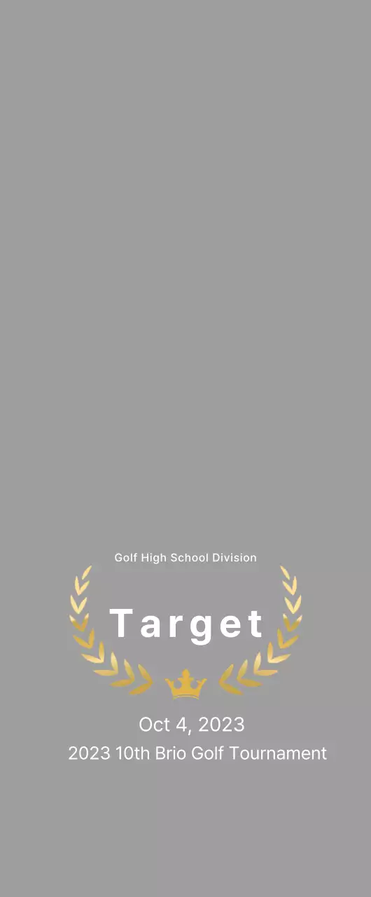 Simple Golf Listing