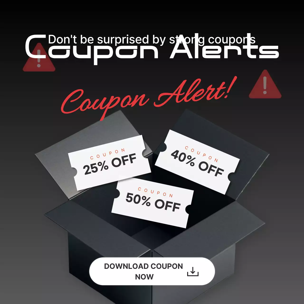 Carrossel de promoção de cupons Blue Modern Instagram