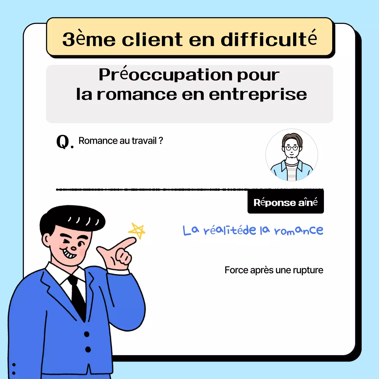 Tweet bleu clair de la bande dessinée