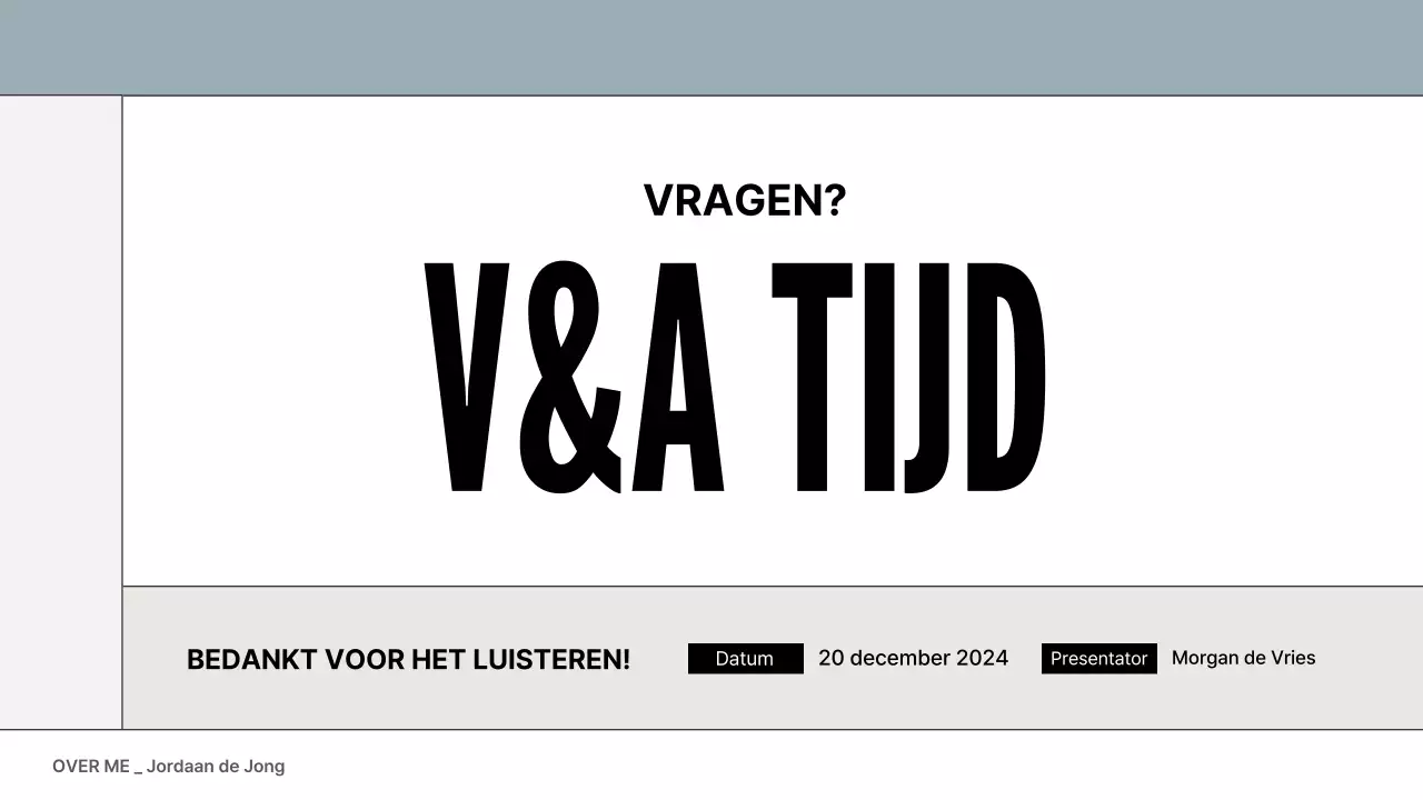 grijs blauw modern profiel portfolio