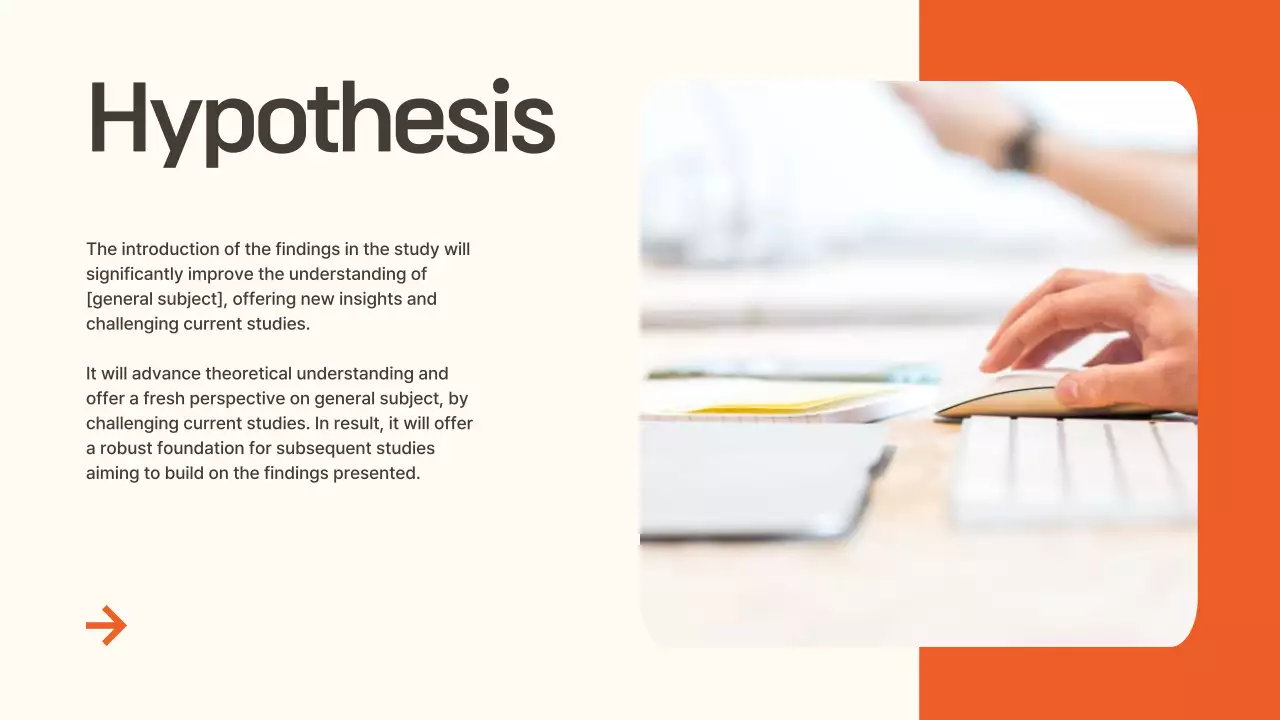 Orange Professional Thesis Presentation