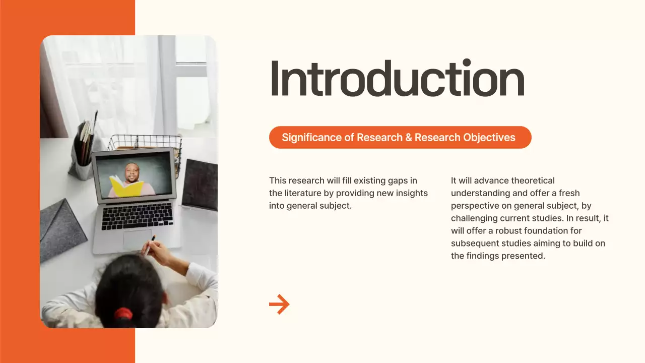 Orange Professional Thesis Presentation