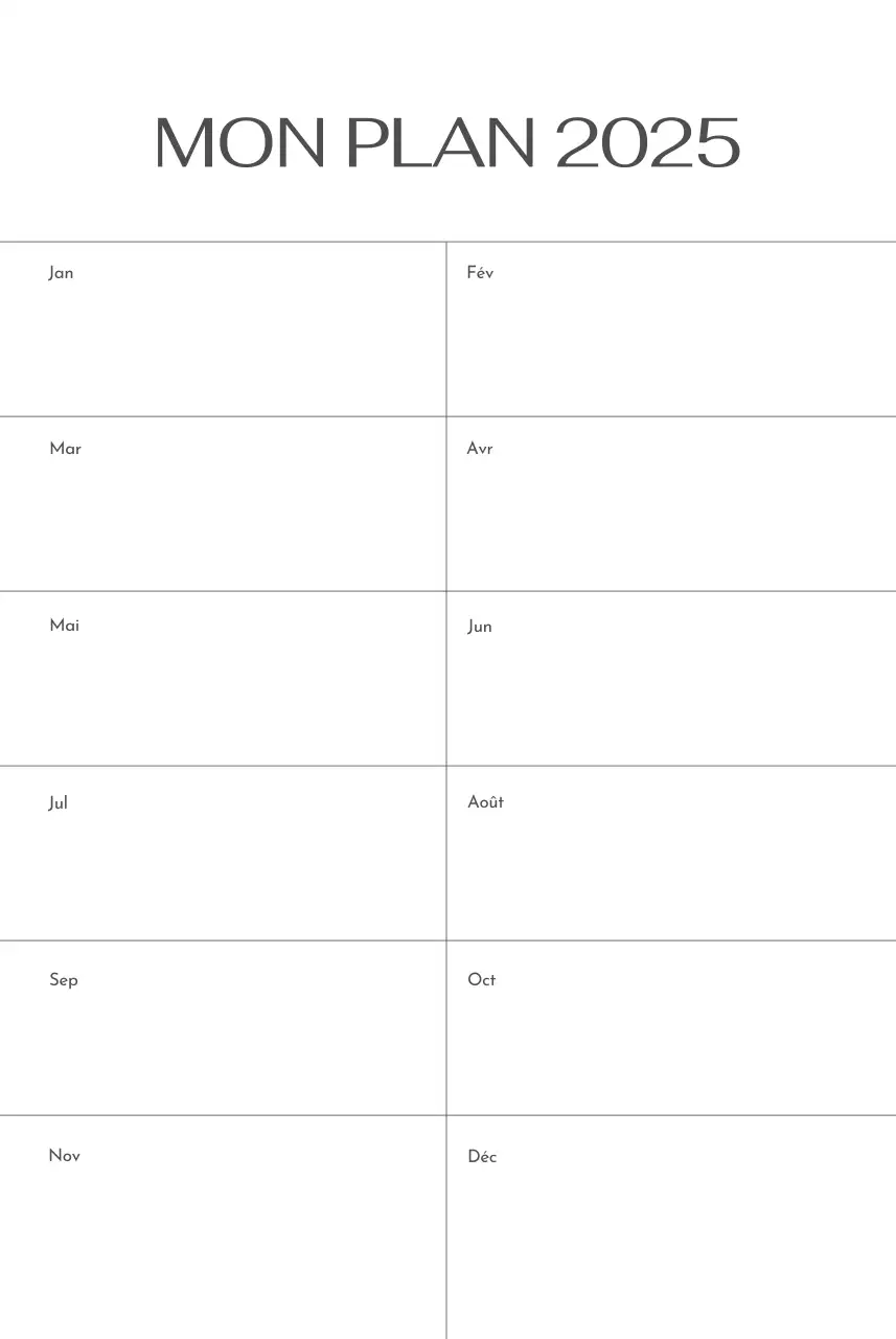 Un calendrier photo à l'allure urbaine et épurée