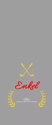 Eenvoudige Golf Plaquette