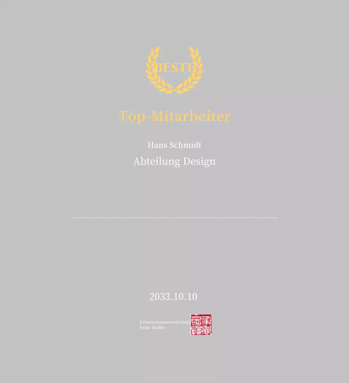 Gelbe einfache Listungstafel