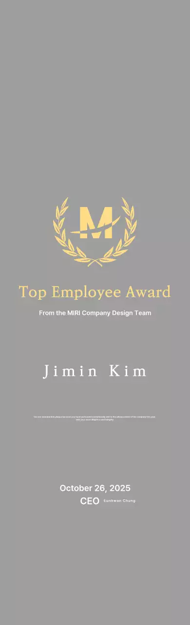 Placa de inscrição com louros