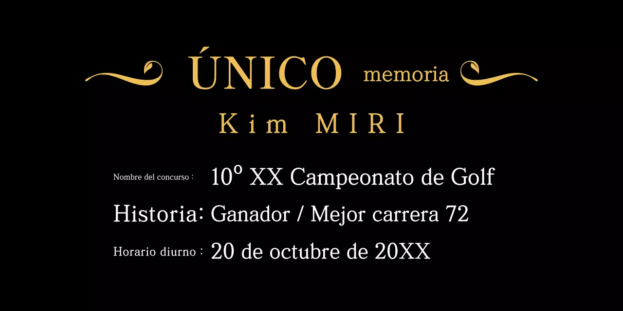 Placa Gold Classic Golf