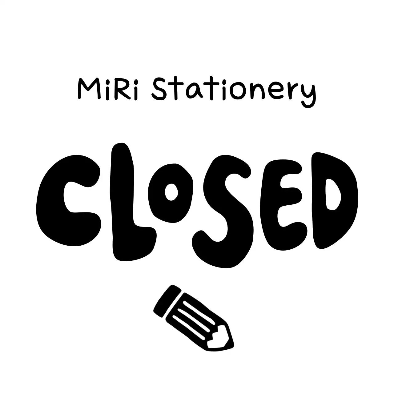 Tanda buka tutup toko kecil yang lucu