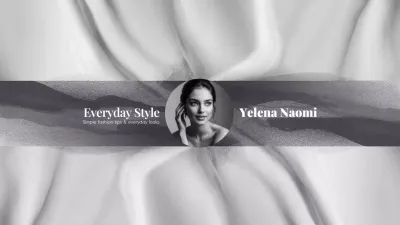Grey Simple Fashion Guide YouTube Thumbnail