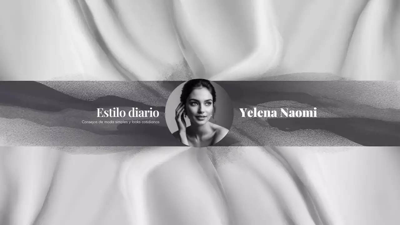 boletín de moda gris elegante