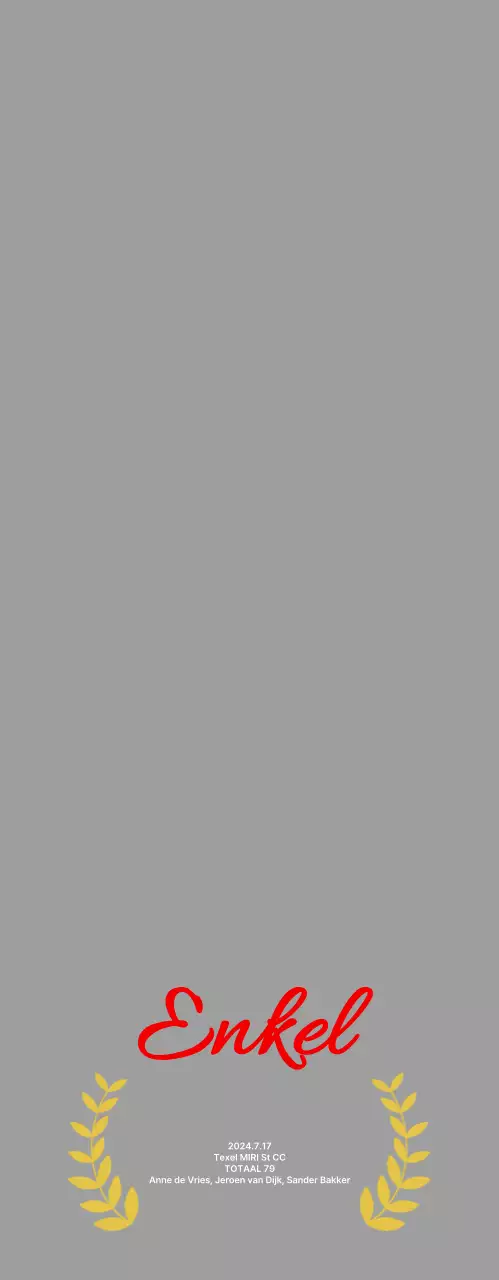 Minimalistische Golf Sport Single