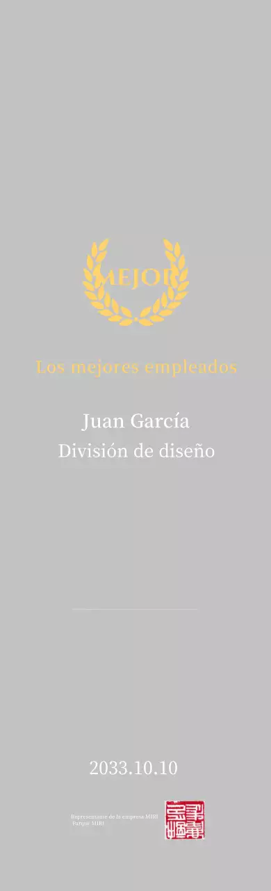 Placa simple amarilla