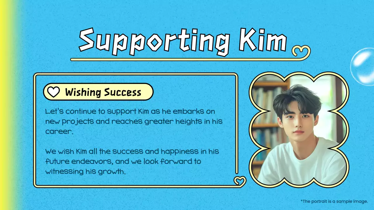 Blue Trendy K-Drama Pitch Presentation