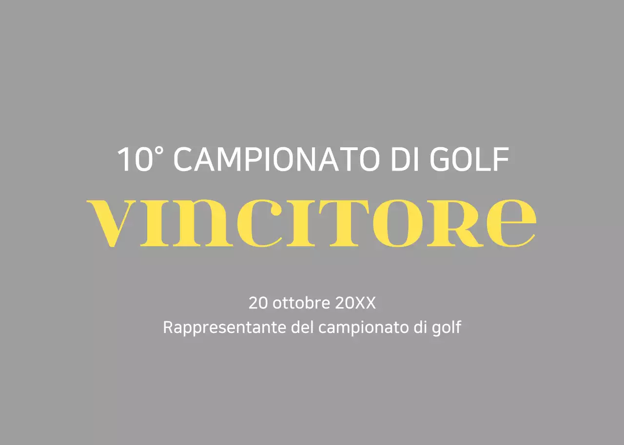 Elenco sport predefinito giallo