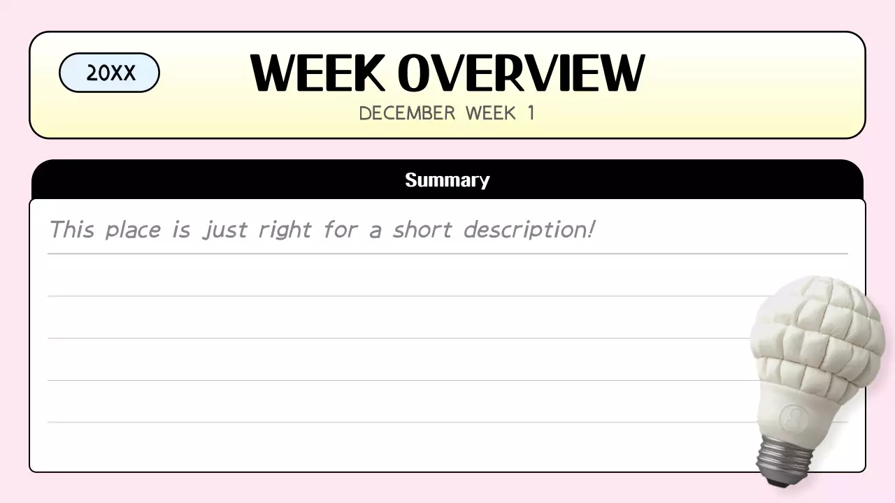 Pink Playful Class Agenda Planner Presentation