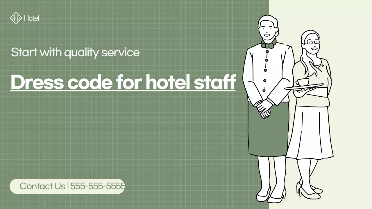 Apresentação do Código de Vestimenta Simples Verde