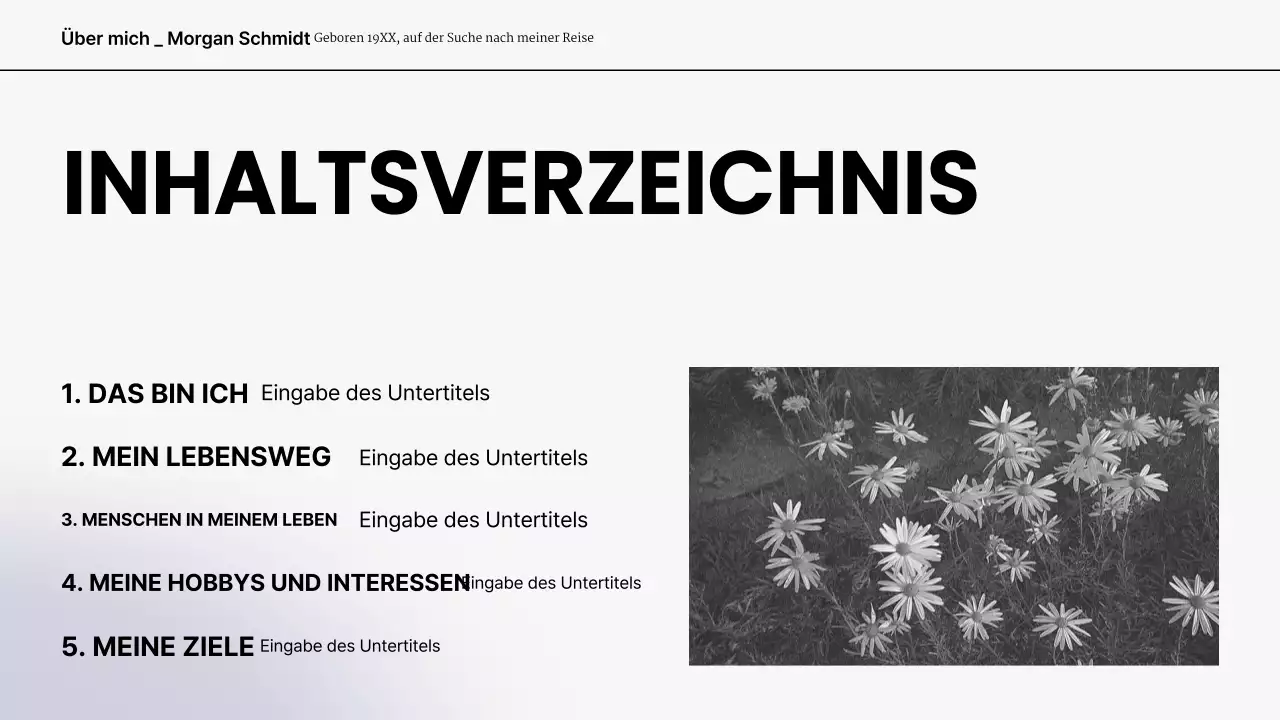 graue weiße moderne Präsentationsmappe