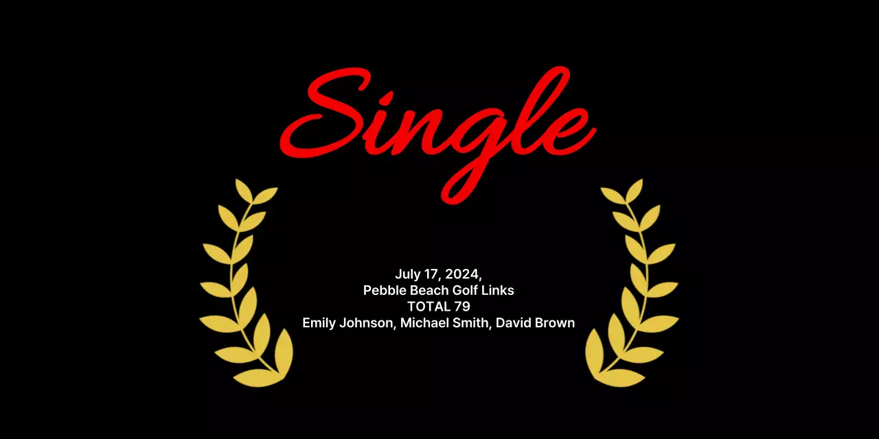 Advanced Golf Plaques