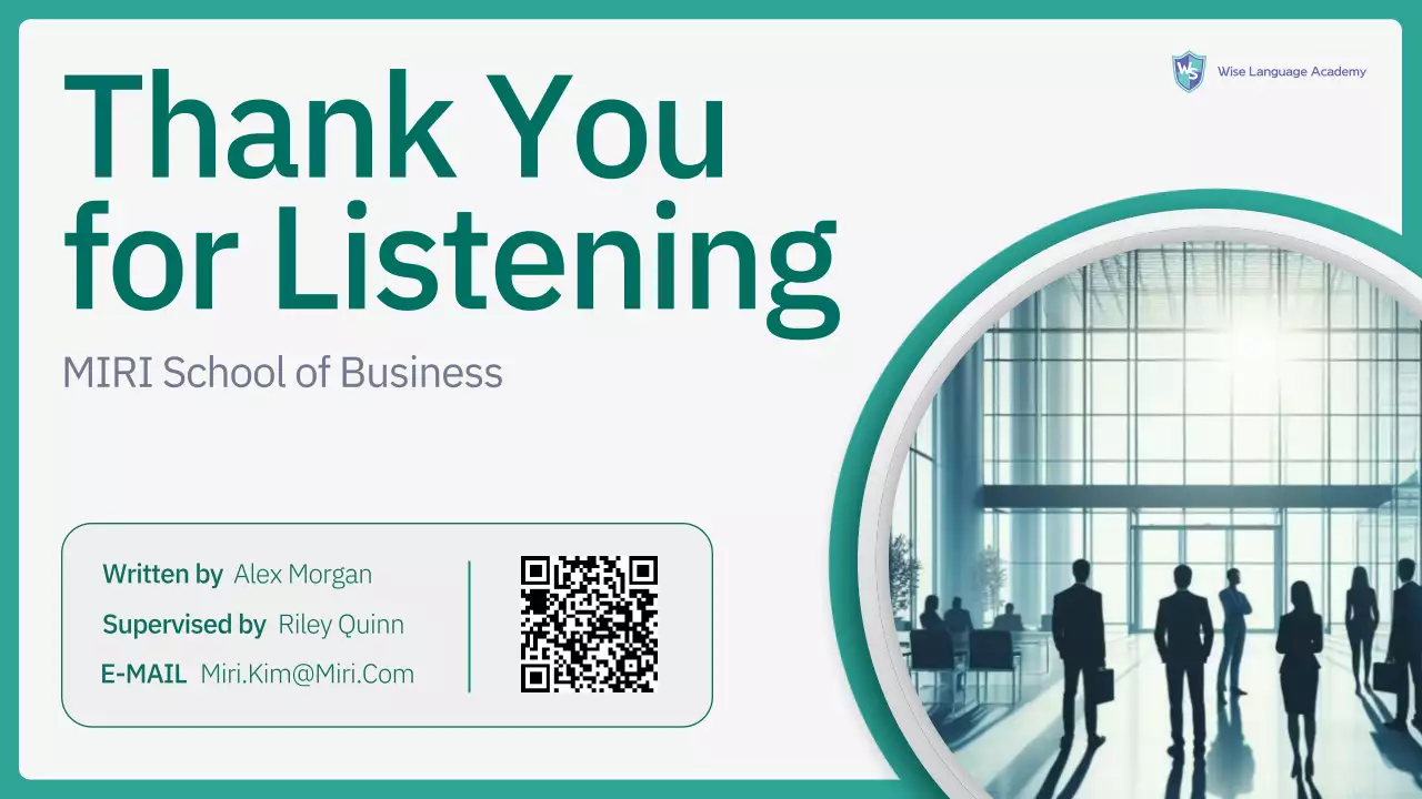 Teal Professional Thesis Presentation